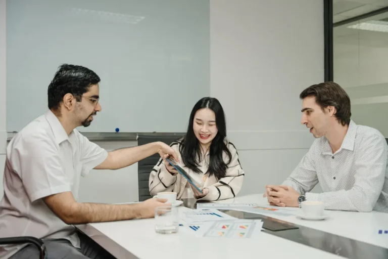 DBot Software team collaborating to identify the best software solution for a client’s unique business needs